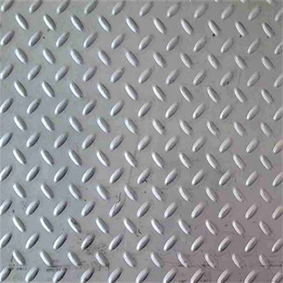 2.5mm 3mm 201 316 Berlian Stainless Steel Lembar Timbul Plat Kotak-kotak Ss 304