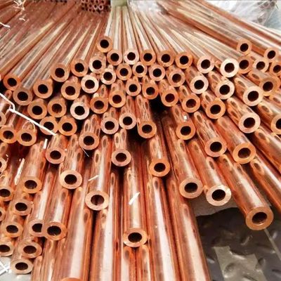 Ukuran khusus 99,9% pipa tembaga murni ASTM C10100 C10200 C11000 untuk industri