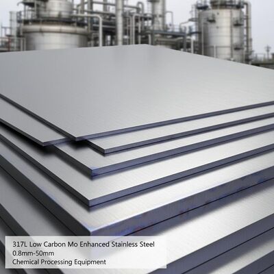 317L Low Carbon Molybdenum Enhanced Stainless Steel Sheet with Superior Sulfuric Acid Resistance for Chemical Processing